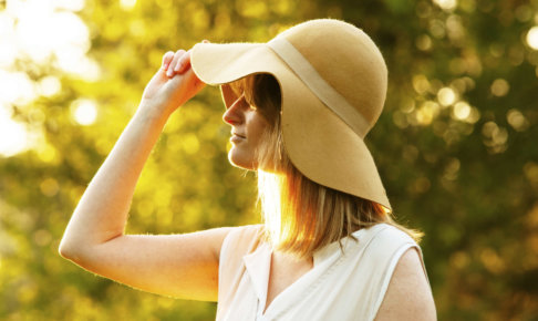 帽子でお洒落と紫外線対策