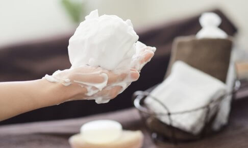 密度の高い泡の画像