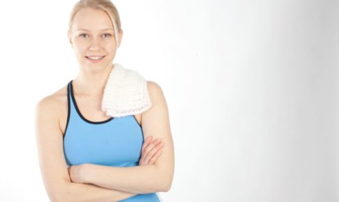 運動した後の女性のすがすがしい顔