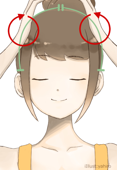 頭皮マッサージ２