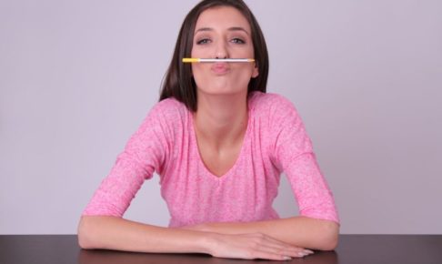 たるみのない女性