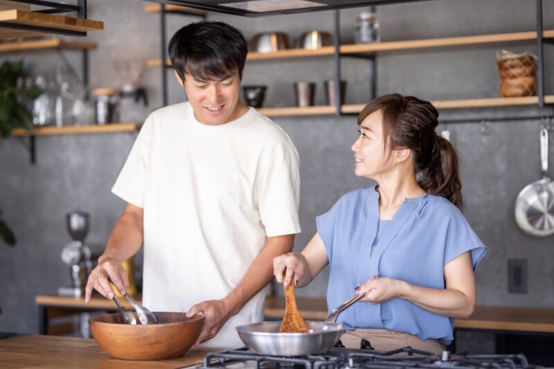 乾燥肌とはどのような状態。予防等編 夫婦で料理