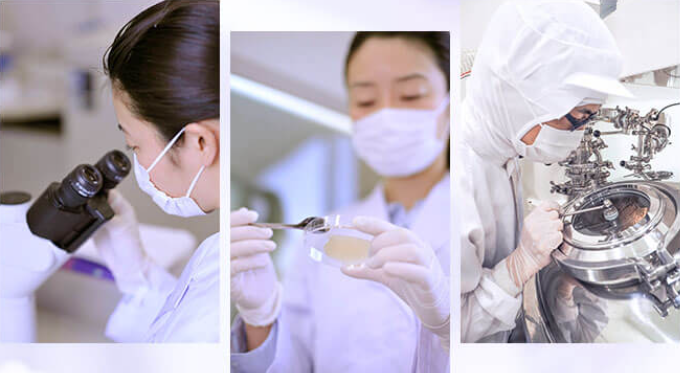 丁寧に製造と管理がされている写真