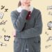 顎に手を当てて考える十代女性